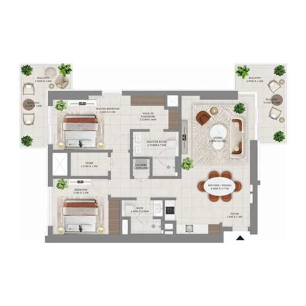 2 bedroom Apartments -  Vida Residences Hillside