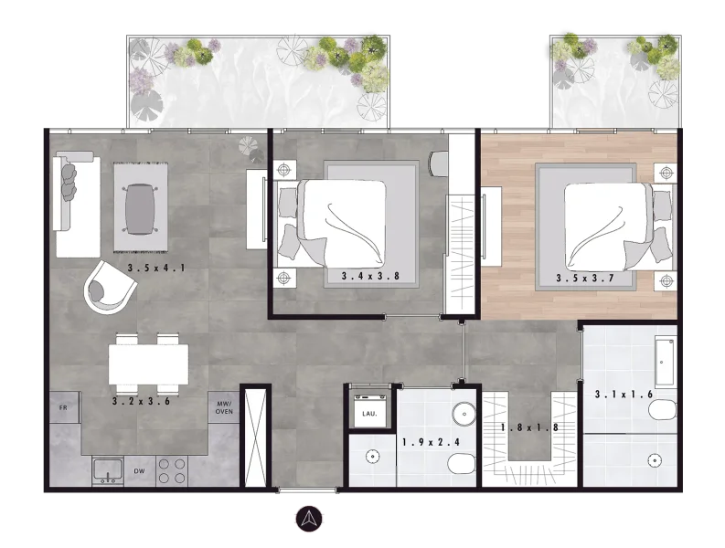 2.0 bedrooms penthouse - The Autograph i Series Residence