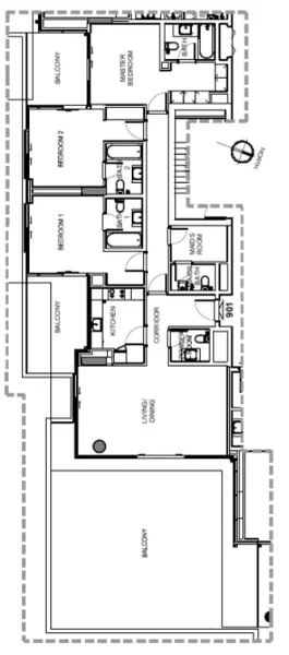 3.0 bedrooms apartments - Damac Hills - Golf Town
