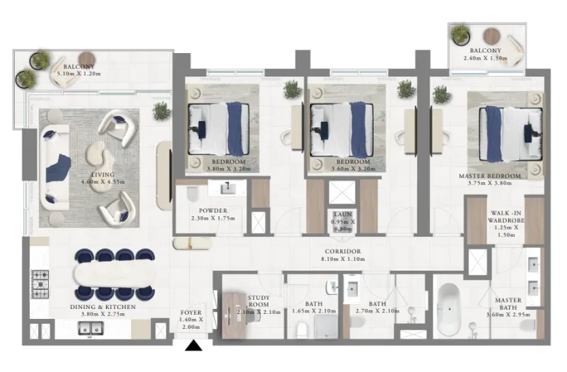 3.0 bedrooms apartments - Altus