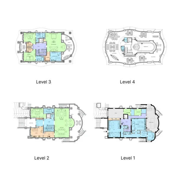 4.5 bedrooms villa - Raffles The Palm Dubai
