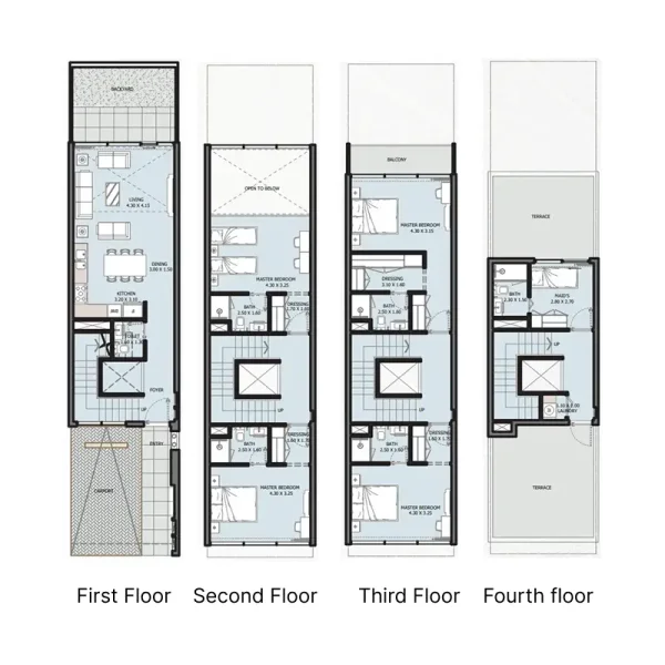 4.0 bedrooms townhouse - Verdana V