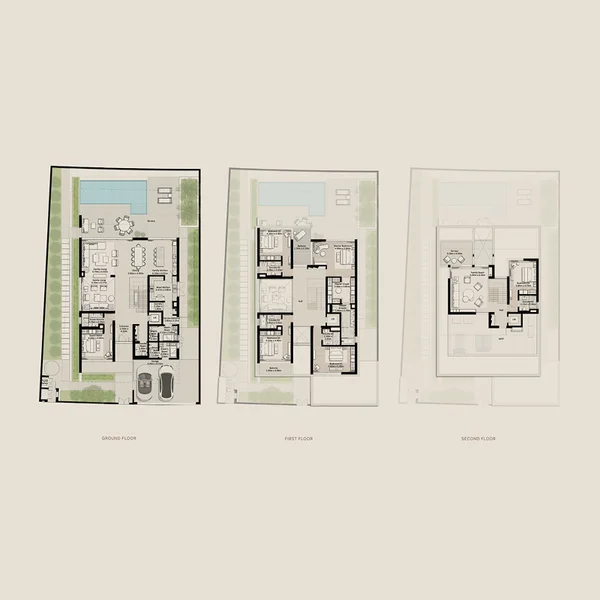 6 bedroom + pool Villa -  Nad Al Sheba Gardens Phase 8