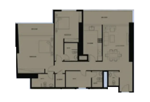 2.0 bedrooms apartments - Faradis Tower