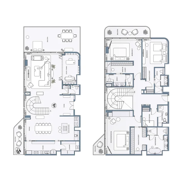 3 bedroom Duplex - Anantara Mina