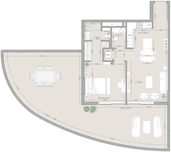 1.0 bedroom apartments - ESSENL1FE Residence