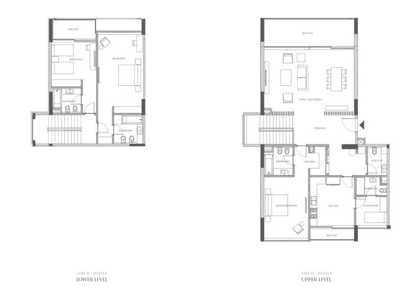 3.0 bedrooms duplex - Sealine Residence