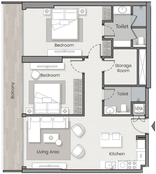 2.0 bedrooms apartments - Havelock Heights