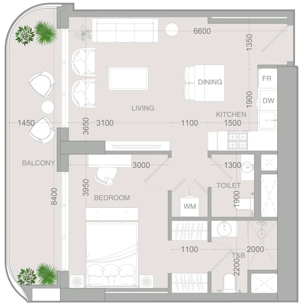 1.0 bedroom apartments - ALTA V1EW