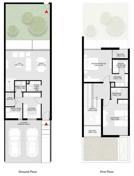 2.0 bedrooms townhouse - Masaar 3 Sedra