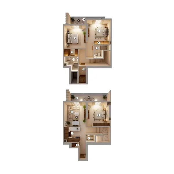 3.0 bedrooms duplex - Q Gardens Loft