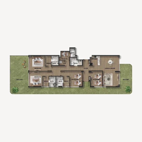 4 bedroom Apartments -  Blue Marina Residence