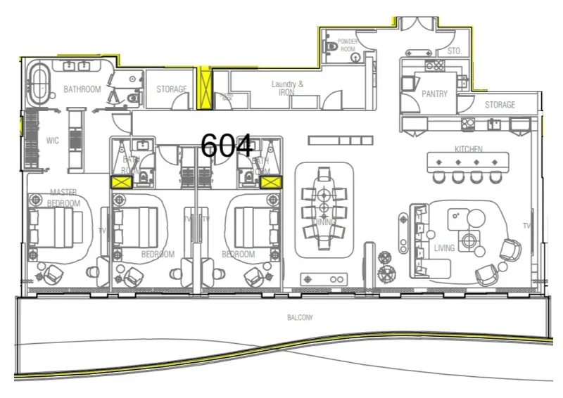 3.0 bedrooms apartments - Sofitel Residences