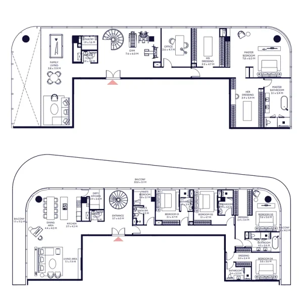 5.0 bedrooms duplex - Inaura Hotels & Residences Downtown