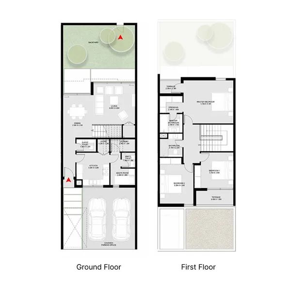 3 bedroom Townhouse - Masaar 2 Anber