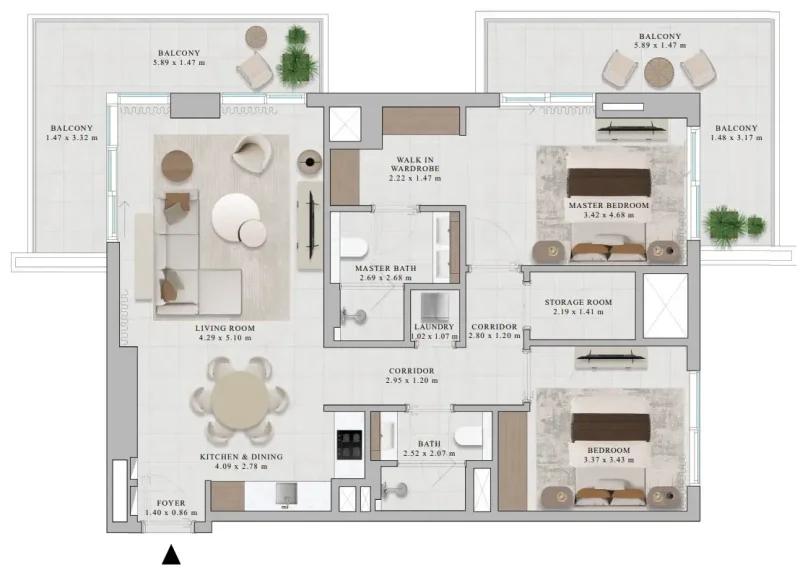2.0 bedrooms apartments - Rosehill