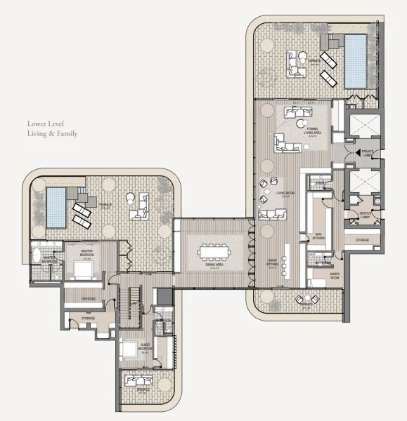 4.0 bedrooms apartments - Vela Viento