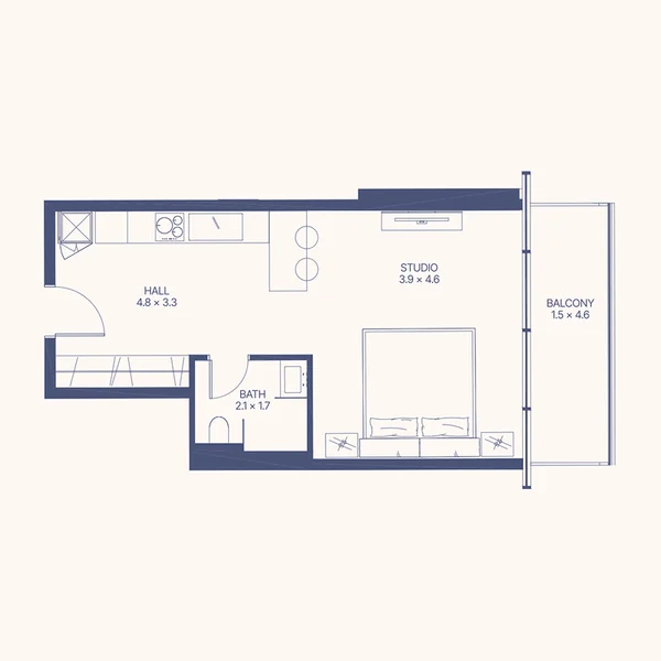 Studio Apartments - Gianfranco Ferre Residences