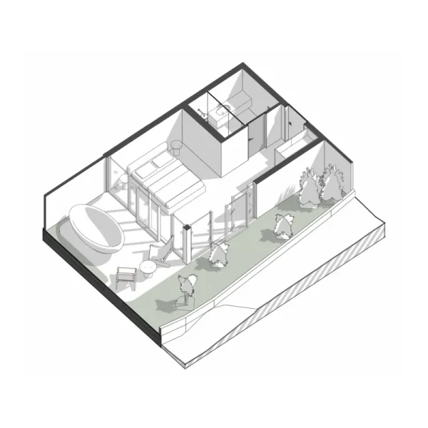 1.0 bedroom villa - AURA Wellness Resort