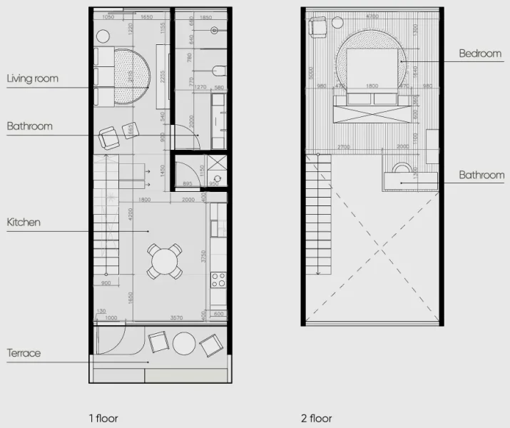 1.0 bedroom townhouse - Adva Garden Village