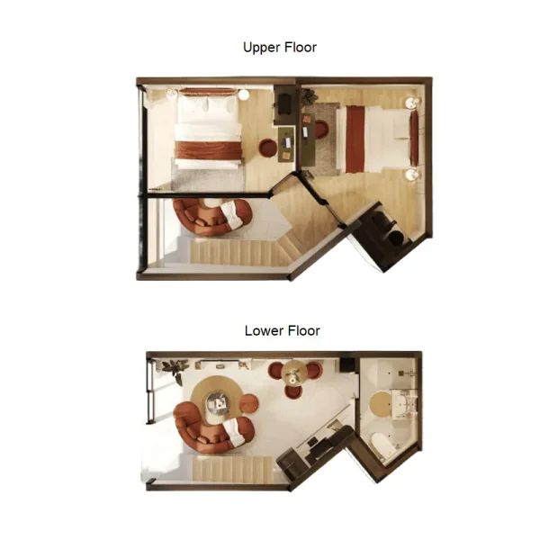 1.0 bedroom duplex - Elysium