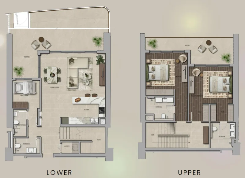 2.5 bedrooms duplex - Yas Park Place