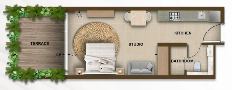 0.0 bedroom apartments - 105 Residences by Kamdar