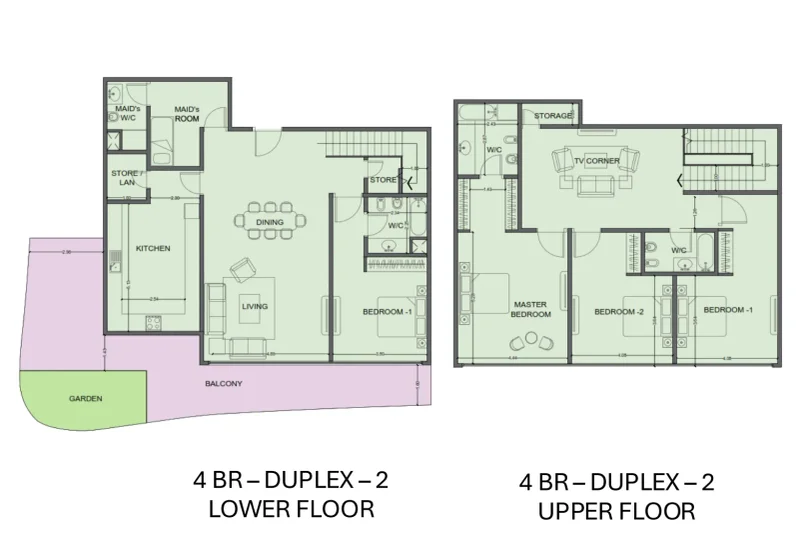 4.0 bedrooms duplex - One Residence Al Reem Island