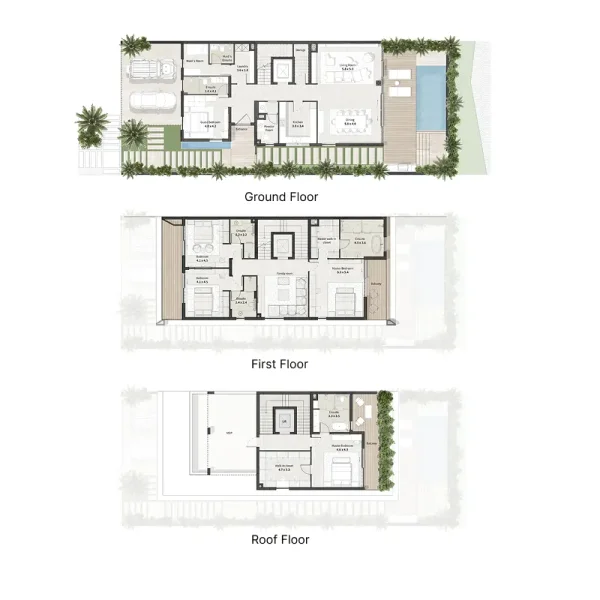 5.0 bedrooms villa - Al Thuraya Island