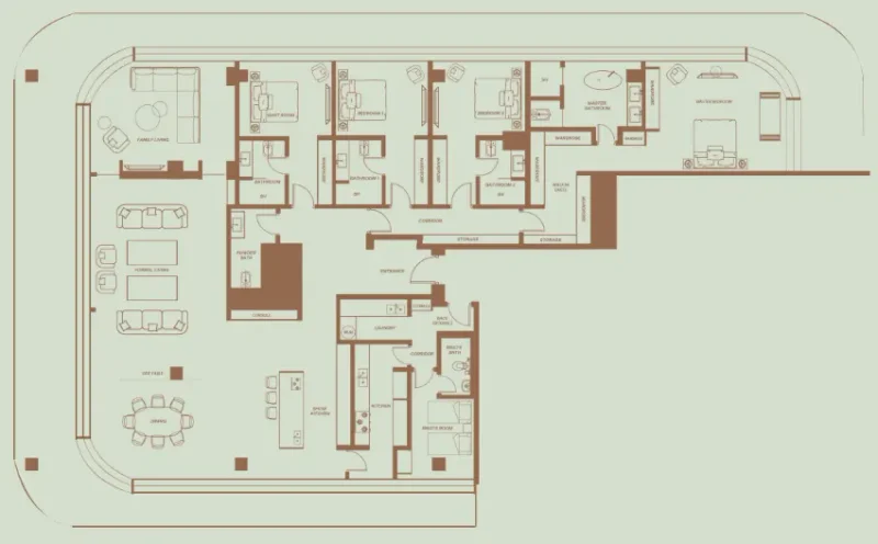 4.0 bedrooms penthouse - Eden House The Park