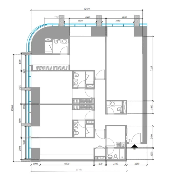 3.0 bedrooms apartments - Tiger Sky Tower