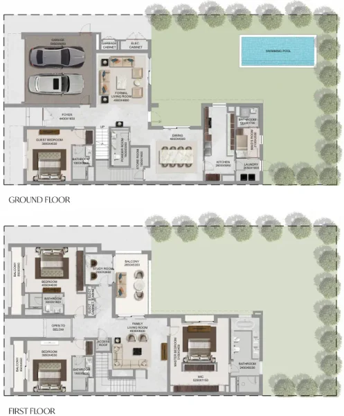 4.0 bedrooms villa - The Grove at Sobha Sanctuary