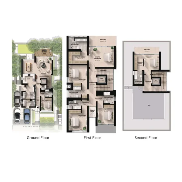 6.0 bedrooms villa - Waada Dubai South