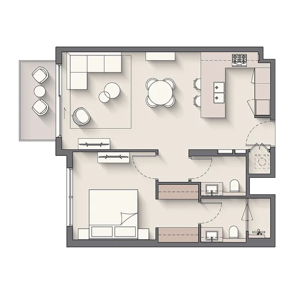 1 bedroom Apartments -  Windsor House 2