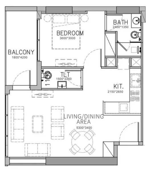 1.0 bedroom apartments - Stamn Yuni