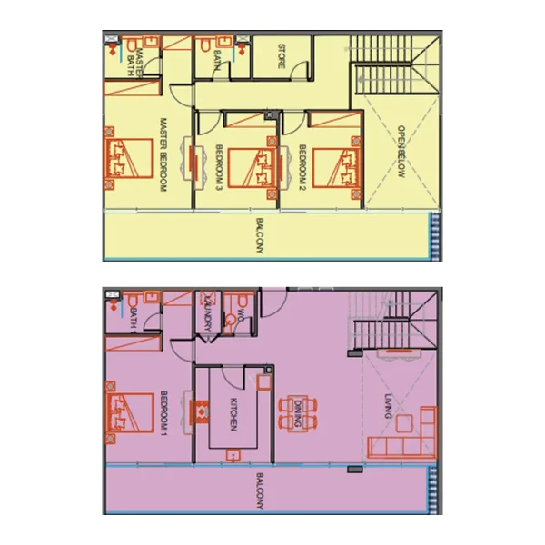 4.0 bedrooms duplex - SkyGate Tower