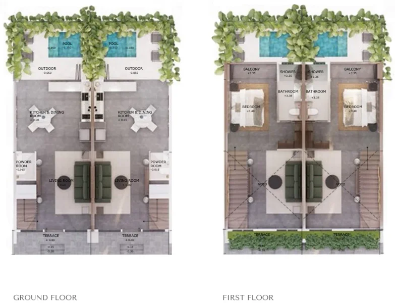 1.0 bedroom townhouse - The One