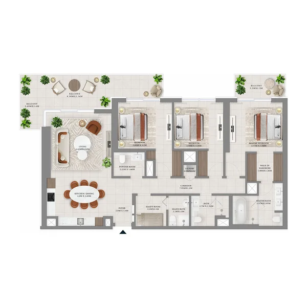 3 bedroom Apartments -  Vida Residences Hillside