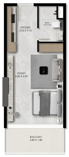 0.0 bedroom apartments - Verano by Prescott