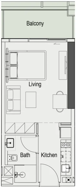 0.0 bedroom apartments - Sierra by Iman