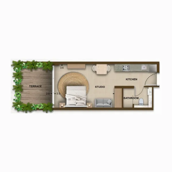 0.0 bedroom apartments - 105 Residences by Kamdar