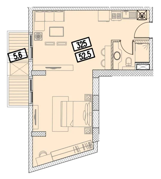 0.0 bedroom apartments - Izzzi.LifeMINT