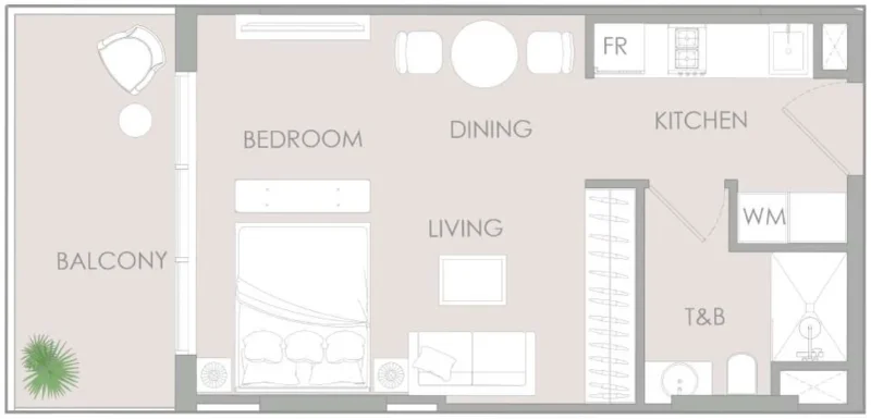 0.0 bedroom apartments - IR1DIAN Park