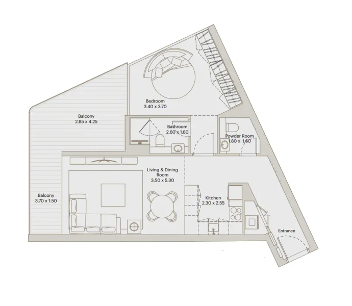 1.0 bedroom apartments - Eleve