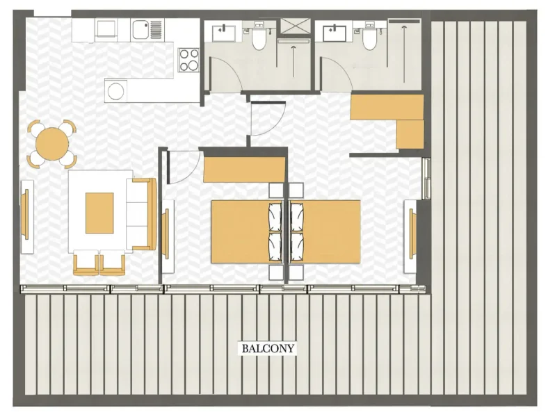2.0 bedrooms apartments - Ashwood Residences