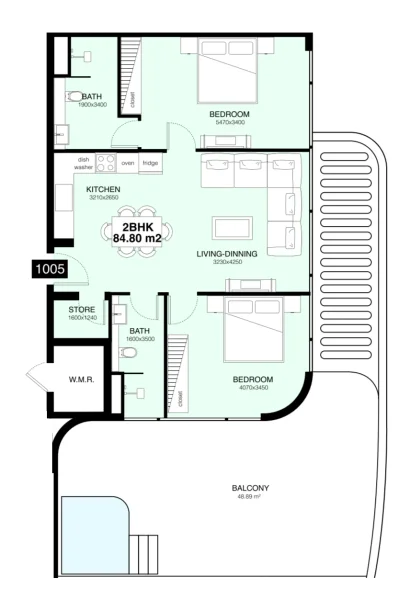 2.0 bedrooms apartments - Villa Del Gavi