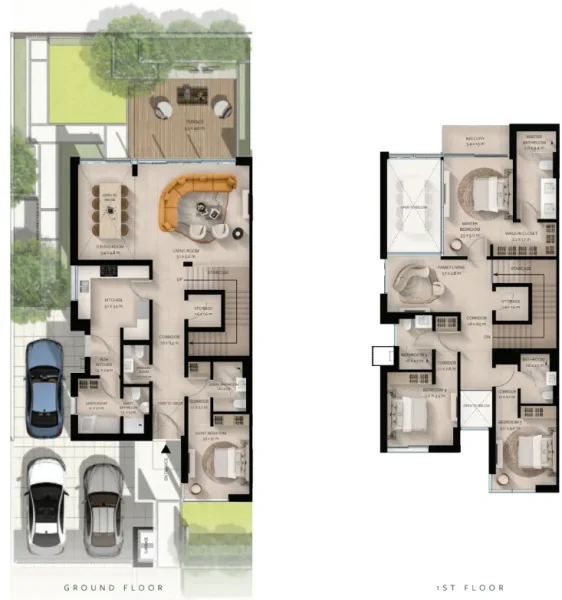 4.0 bedrooms villa - Waada Dubai South