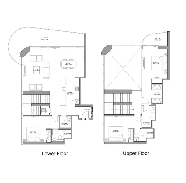 3.0 bedrooms duplex - Sobha Aquamont