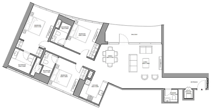 3.0 bedrooms apartments - Skyvue Stellar