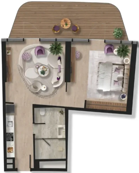 0.0 bedroom apartments - Taj Wellington Mews